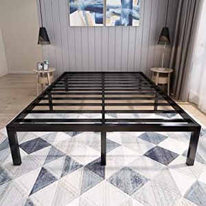 lot 3498 image: 45MINST Heavy Duty Platform Bed Frame King