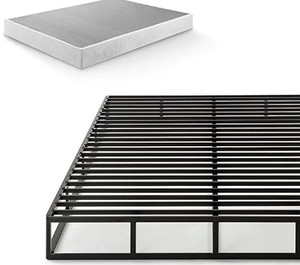 lot 8491 image: Zinus Victor 7.5 Inch Quick Lock Box Spring  Mattress Foundation  Built-to-...