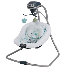 lot 1925 image: Graco Baby Swing (stock photo approximate)