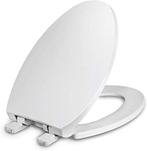 lot 1980 image: White May Fair Toilet Seat, 14 x 18