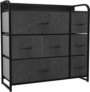 lot 1998 image: Yitahome 7 Drawer Chest, Black, 29 H x 30 W