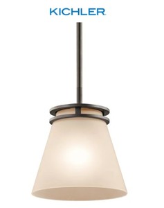 lot 3538 image: Kichler Hendrik 1687 Mini Pendant Light