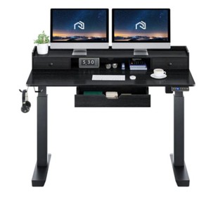 lot 8533 image: Rolanstar Height Adjustable Desk CPT010