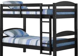 lot 8537 image: Twin Size BunkBed Frame (stock photo approximate, possible incomplete set - please inspect)