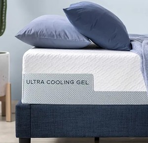 lot 8538 image: Zinus 12in Memory Foam Mattress Twin