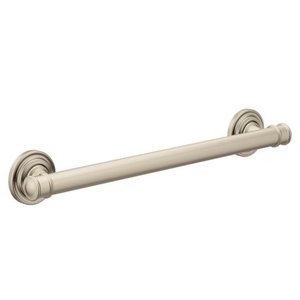 lot 34497 image: Moen Yg6418 Belfield 18 Grab Bar - Nickel