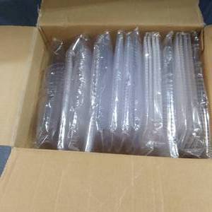 lot 56090 image: WDF Clear Plastic Silverware 360 PCS Set