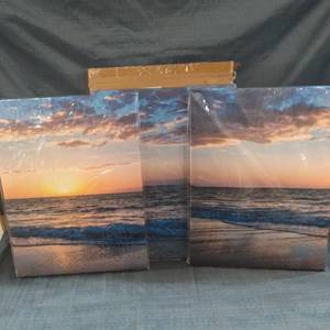 lot 56115 image: Sun Set Picture 3 PCS