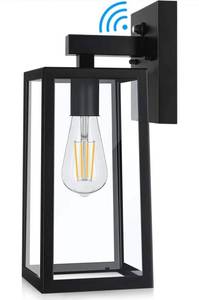lot 56233 image: Dusk To Dawn Sensor Wall Sconce 1 Pack