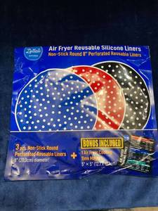 lot 56264 image: AIRFRYER REUSABLE SILICONE LINERS