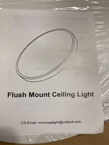 lot 56269 image: FLUSH MOUNT LED CEILING LIGHT