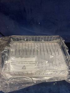 lot 56286 image: YHWC001W DISH RACK CHROME RUBBER BOTTOM