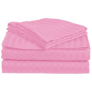 lot 10172 image: Superior 1500 Thread Count Sheet Set California King Pink