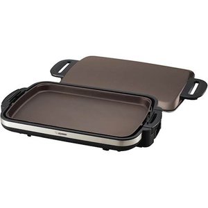 lot 10118 image: Zojirushi - Gourmet Sizzler 19 Electric Griddle - Stainless Brown