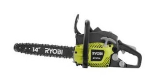 lot 10146 image: RYOBI RY3714 37cc 2-Cycle Gas Chainsaw 14 in.