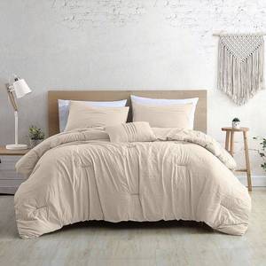 lot 2387 image: Modern Threads Beck Comforter Set with Coordinating Throw Pillow, White, King