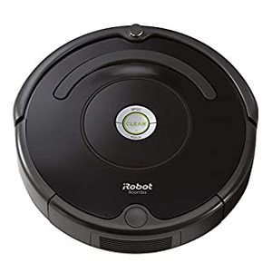 lot 10237 image: iRobot Roomba 614 Robot Vacuum- Good for Pet Hair, Carpets, Hard Floors, Self-Charging, Black (B07VJQG6FN), 13 W - Retail $179.99