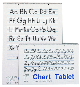 lot 10337 image: School Smart Chart Paper Pad 24 x 32 Inches Unruled 25 Sheets