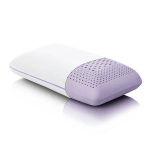 lot 2398 image: Z Zoned Lavender Mid Loft Queen Pillow with Aromatherapy Spray