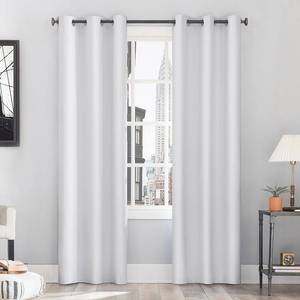 lot 3951 image: Sun Zero Cyrus Thermal Blackout Grommet Curtain Panel, 63 L x 40 W