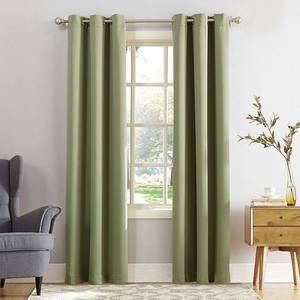 lot 10344 image: Sun Zero Preston 40 x 84 Grommet Top Blackout Curtain Panel Pair