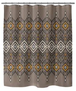 lot 2309 image: Tristan Brown Shower Curtain by Kavka