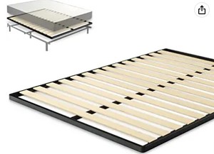 lot 3766 image: Full Size Bed Slats With Metal Frame