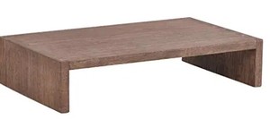 lot 3928 image: Desk Monitor Riser, Wood