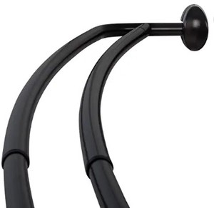 lot 10025 image: Zenna Home Double Curved Shower Rod