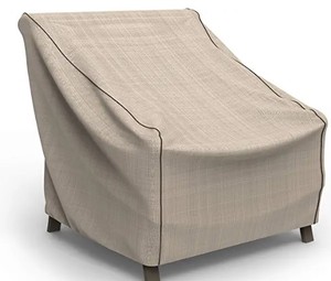lot 10208 image: 600D Neverwet Two Tone - Extra Large Wicker Chair Cover