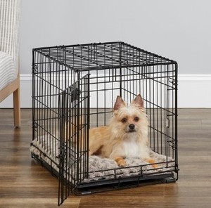 lot 10236 image: Small Black Pet Crate
