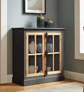 lot 10076 image: Rising Up Enterprise Display Curio Cabinet With Adjustable Shelf (stock photo approximate)