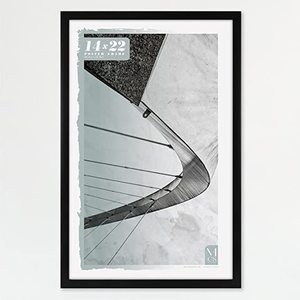 lot 72 image: MCS 14x2w Poster Frame, Black