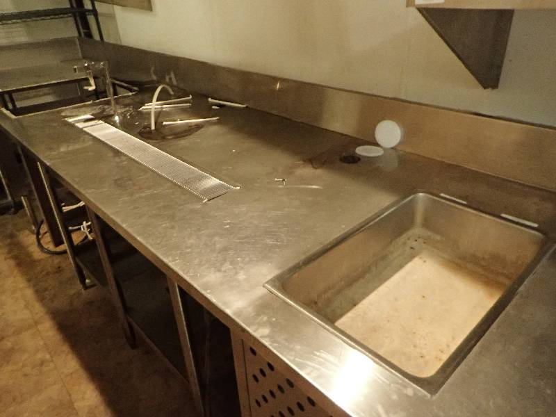 lot 2051 image: 142 Fully Stanless Multi Function Work Station