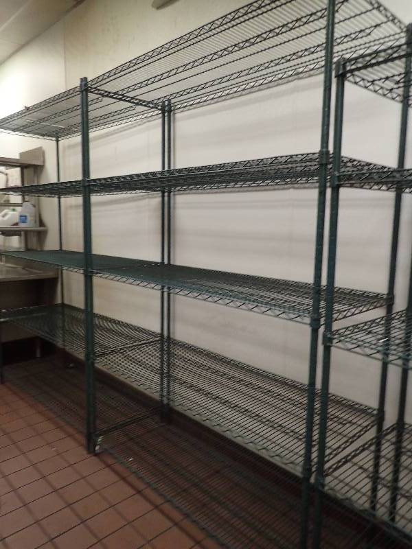 lot 2062 image: (5) Tier Wire Metal Metro Rack