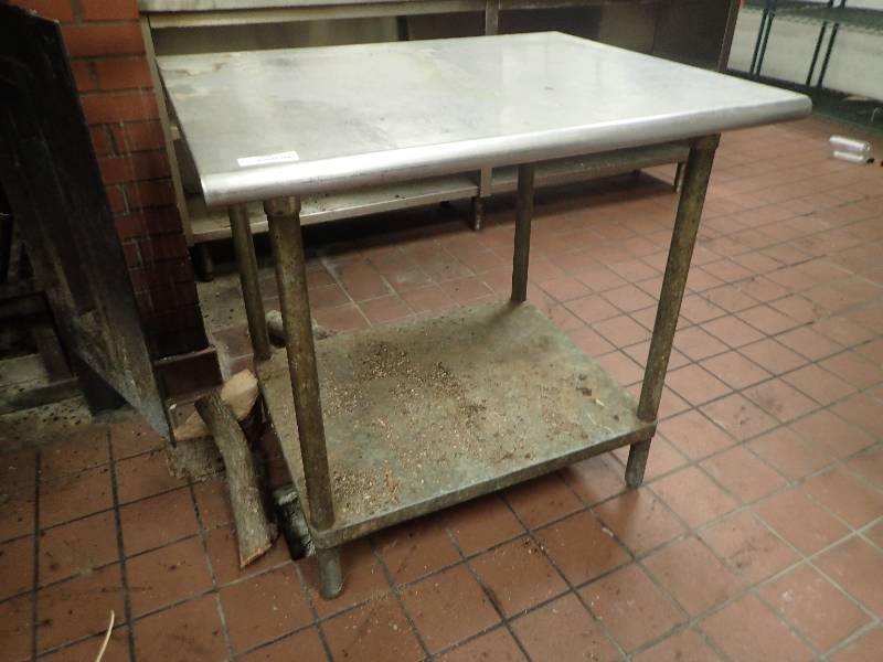 lot 2066 image: 36x30 Fully Stainless Work Table