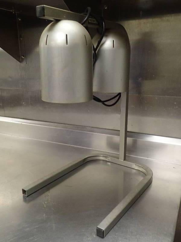 lot 2079 image: Nemco Countertop (2) Bulb Food Warmer