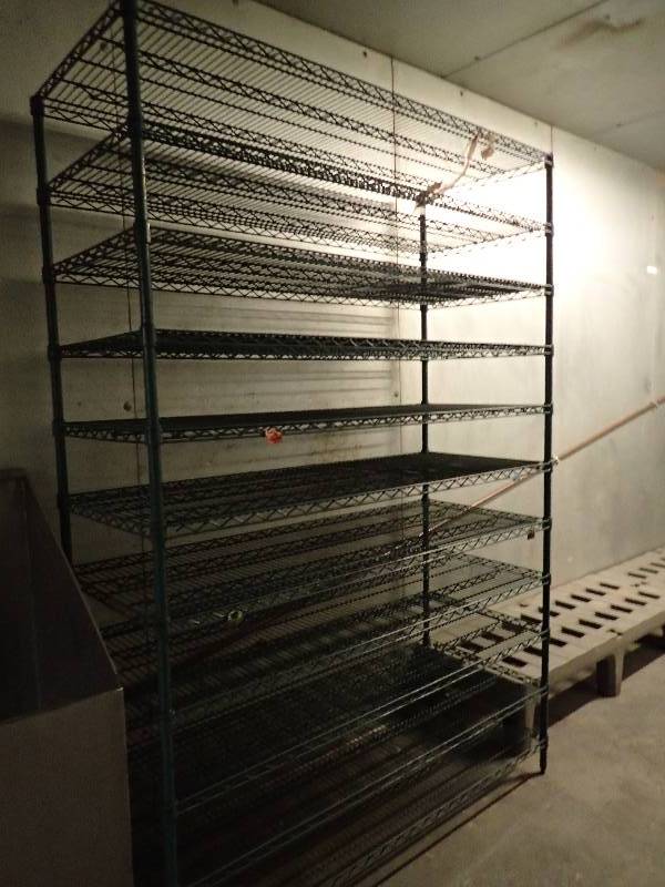 lot 2087 image: (11) Tier Wire Metal Metro Rack