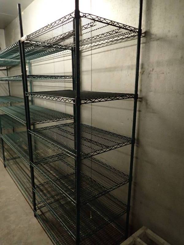 lot 2088 image: (6) Tier Wire Metal Metro Rack