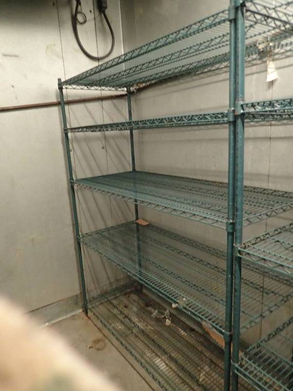 lot 2090 image: (5) Tier Wire Metal Metro Rack