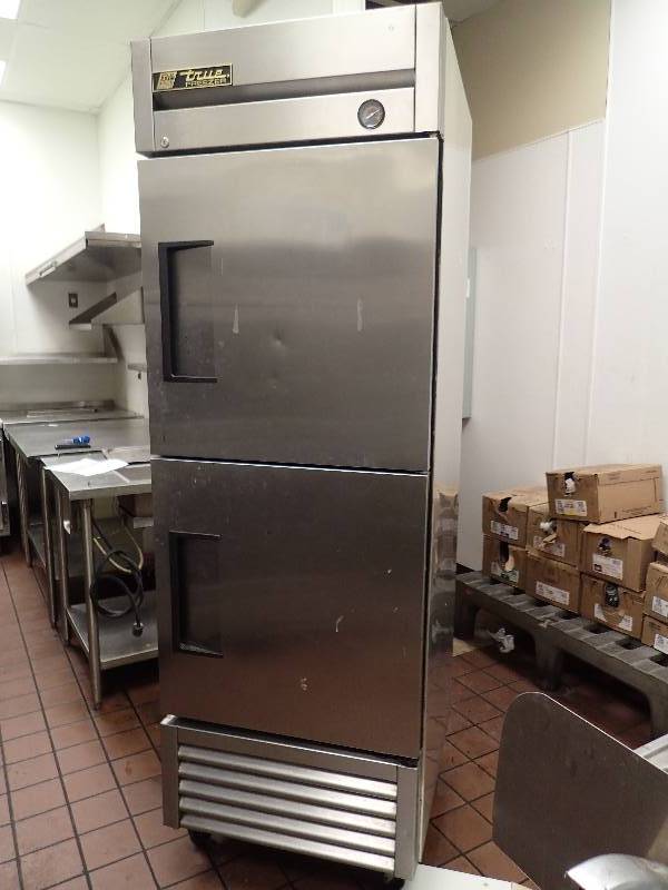 lot 2110 image: True Single Double Door Reach In Freezer