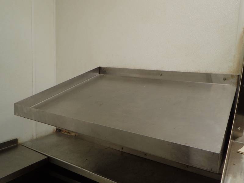 lot 2122 image: Fully Stainless Wall Mounted Shelf