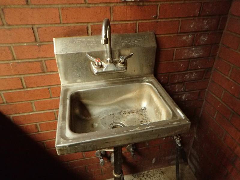 lot 2125 image: Fully Stainless Hand Washing Sink