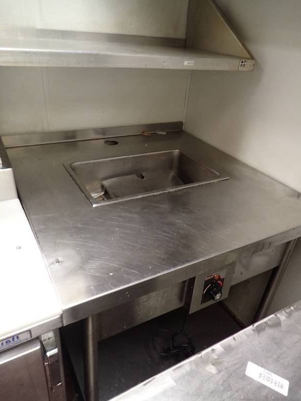 lot 2129 image: 36x36 Fully Stainless Single Well Food Warmer