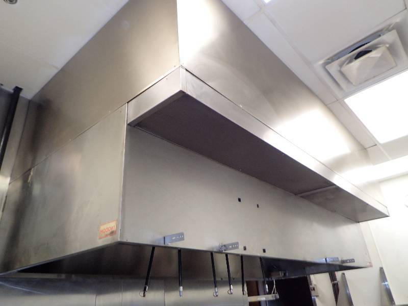 lot 2130 image: 10 Captive Air Commercial Kitchen Exhaust Hood W Ansul