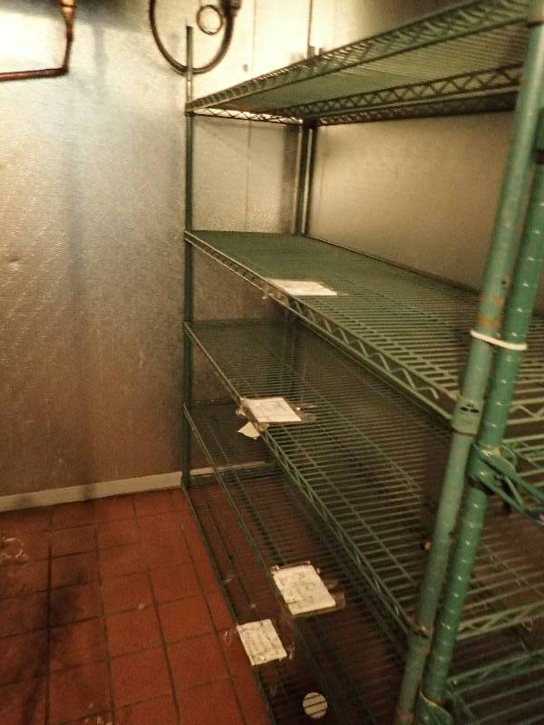 lot 2136 image: (5) Tier Wire Metal Metro Rack