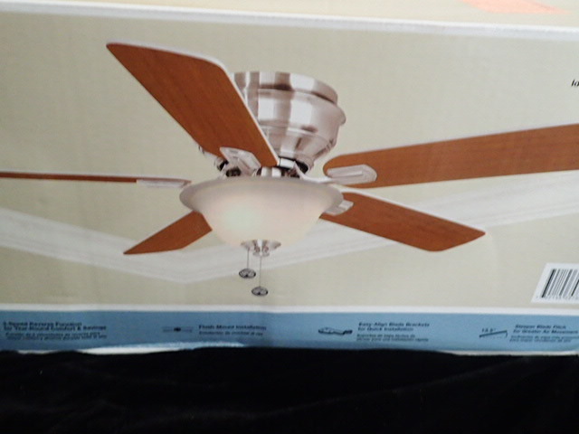 hampton bay hawkins 44 in led ceiling fan with light