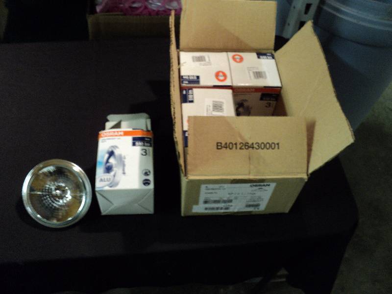 lot 5006 image: (6) ct. lot Osram 50 Watt Halospot 111 bulbs