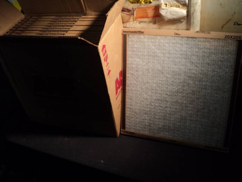 lot 5058 image: (1) case AAF Heavy Duty Air Filters 20 x 20 x 1, 12 filters per case