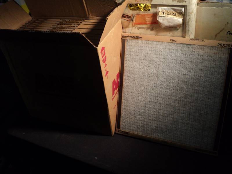 lot 5059 image: (1) case AAF Heavy Duty Air Filters 20 x 20 x 1, 12 filters per case